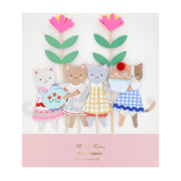 Meri MeriMeri Meri - Kitten Club Cake Toppers - Yavru Kedi Pasta Süsleri300813