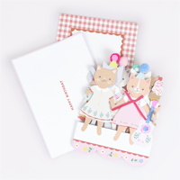 Meri MeriMeri Meri - Kitten Club Concertina Birthday Card - Yavru Kedi Kulübü Doğum Günü Kartı300768