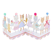 Meri MeriMeri Meri - Kitten Club Concertina Birthday Card - Yavru Kedi Kulübü Doğum Günü Kartı300768