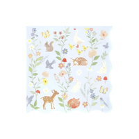 Meri MeriMeri Meri - Little Animals Large Napkins - Minik Hayvanlar Peçeteler - L - 16 Adet298977
