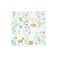 Meri MeriMeri Meri - Little Animals Large Napkins - Minik Hayvanlar Peçeteler - L - 16 Adet298977