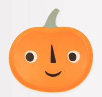 Meri MeriMeri Meri - Melamine Jack O' Lantern Plate - Balkabağı Melamin Tabak279438
