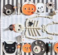 Meri MeriMeri Meri - Melamine Jack O' Lantern Plate - Balkabağı Melamin Tabak279438