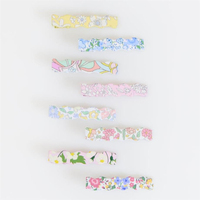 Meri MeriMeri Meri - Meri Meri x Liberty Wavy Hair Clips - Meri Meri x Liberty Dalgalı Saç Tokaları - 8 Adet298923