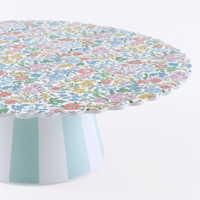 Meri MeriMeri Meri - Meri Meri x Liberty Garden Party Reusable Cake Stand - Meri Meri x Liberty Bahçe Partisi Tekrar Kullanılabilir Pasta Standı303099