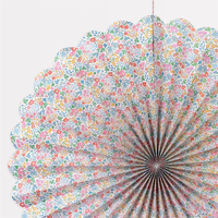 Meri MeriMeri Meri - Meri Meri x Liberty Giant Pinwheel Decorations - Meri Meri x Liberty Dev Fırıldak Asılan Süsler - 3 Adet298824