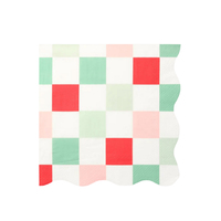 Meri MeriMeri Meri - Multi Check Large Napkins - Kareli Peçeteler (L) (16'lı)224739