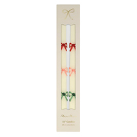 Meri MeriMeri Meri - Multi Colour Bow Taper Candle - Renkli Kurdeleli Mumlar (2'li)270823
