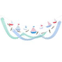 Meri MeriMeri Meri - Nautical Boat Garland Set - Denizci Tekne Asılan Süs Seti303009