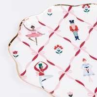 Meri MeriMeri Meri - Nutcracker Tabaklar - L - 8 Adet289842