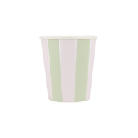 Meri MeriMeri Meri - Pastel Çizgili Bardaklar - 8 Adet282768