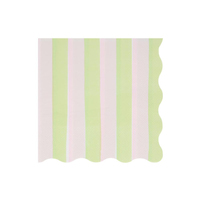 Meri MeriMeri Meri - Pastel Çizgili Peçeteler - L - 16 Adet282408