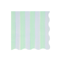 Meri MeriMeri Meri - Pastel Çizgili Peçeteler - L - 16 Adet282408