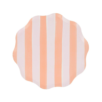 Meri MeriMeri Meri - Pastel Çizgili Tabaklar - M - 8 Adet282759
