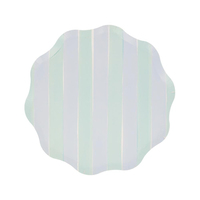 Meri MeriMeri Meri - Pastel Çizgili Tabaklar - M - 8 Adet282759