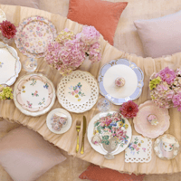Meri MeriMeri Meri - Rokoko Pastel Tabaklar - L - 8 Adet298131