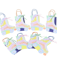 Meri MeriMeri Meri - Roller Skate Party Bags - Paten Şekilli Parti Çantaları - 8 Adet300975