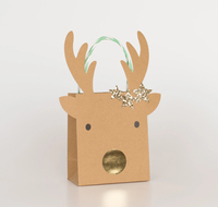 Meri MeriMeri Meri - Small Reindeer With Stars Gift Bags - Ren Geyiği Hediye Çantası269689