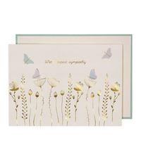 Meri MeriMeri Meri - Sympathy Butterflies Card - Sempatik Kelebekler Tebrik Kartı134749