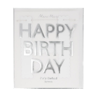 Meri MeriMeri Meri - Tırtıklı Gümüş Happy Birthday Asılan Süs287988