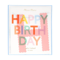 Meri MeriMeri Meri - Tırtıklı Parlak Happy Birthday Asılan Süs287952