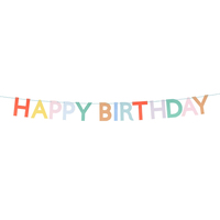 Meri MeriMeri Meri - Tırtıklı Parlak Happy Birthday Asılan Süs287952