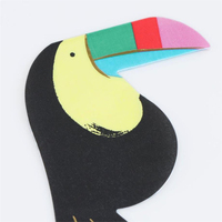 Meri MeriMeri Meri - Toucan Shaped Napkins - Tukan Peçeteler - 16 Adet300471
