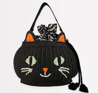 Meri MeriMeri Meri - Trick Or Treat Hasır Çanta - Kedi279303