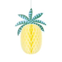 Meri MeriMeri Meri - Tropical Fruit Honeycomb Decorations - Tropikal Meyve Petek Süsleri - 7 Adet302541
