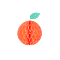Meri MeriMeri Meri - Tropical Fruit Honeycomb Decorations - Tropikal Meyve Petek Süsleri - 7 Adet302541