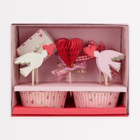 Meri MeriMeri Meri - Valentine’s Cupcake Kit - Sevgi Cupcake Kit - 24'lü218053
