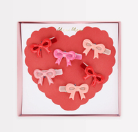 Meri MeriMeri Meri - Valentine's Bow Saç Tokaları - 6 Adet282381