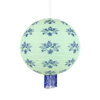 Meri MeriMeri Meri - Vintage Botanical Lanterns - Vintage Botanik Fener Asılan Süsler - 3 Adet301020