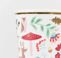 Meri MeriMeri Meri - Winter Woodland Cups - Orman Bardak (8'li)280113