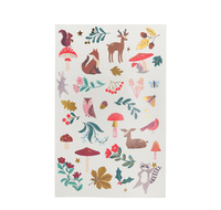 Meri MeriMeri Meri - Woodland Temporary Tattoo Sheets - Orman Geçici Dövme280635