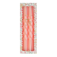 Meri MeriMeri Meri x Liberty - Kıvrımlı Pembe Mumlar - 16 Adet284253