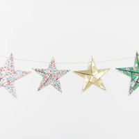Meri MeriMeri Meri x Liberty - Origami Yıldız Garland292614