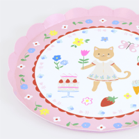 Meri MeriMeri Meri - Yavru Kedi Kulübü Tabaklar - M - 8 Adet300696