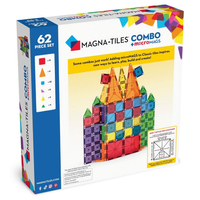 Magna-Tiles Combo + microMAGS - 62 Parça Mıknatıslı Oyunlar