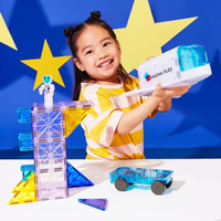 Magna-Tiles Space + microMAGS - Uzay 32 Parça Mıknatıslı Oyunlar