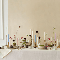 Meri Meri - Pastel Taper Candles - Pastel Masa Mumları (12'li) Mumlar