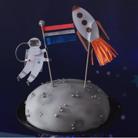 Meri Meri - Space Cake Topper - Uzay Pasta Süsü Pasta Süsleri
