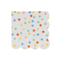 Meri Meri - Colourful Pattern Large Napkins - Renkli Desenler Peçeteler - L - 16'lı Peçeteler