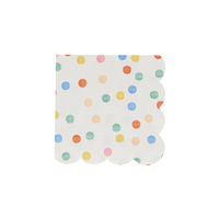 Meri Meri - Colourful Pattern Small Napkins - Renkli Desenler Peçeteler - S - 16'lı Peçeteler