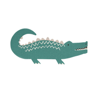 Meri Meri - Crocodile Napkins - Timsah Peçeteler - 16'lı Peçeteler