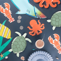 Meri Meri - Octopus Napkins - Ahtapot Peçeteler - 16'lı Peçeteler