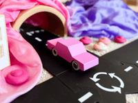 Waytoplay - Back & Forth Car - Pink - Araba - Pembe STEM - Eğitici Setler