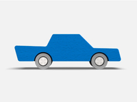 Waytoplay - Back & Forth Car - Blue - Araba - Mavi STEM - Eğitici Setler