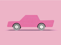 Waytoplay - Back & Forth Car - Pink - Araba - Pembe STEM - Eğitici Setler