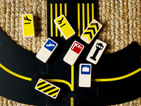Waytplay - Roadblocks Set Airport Signs STEM - Eğitici Setler